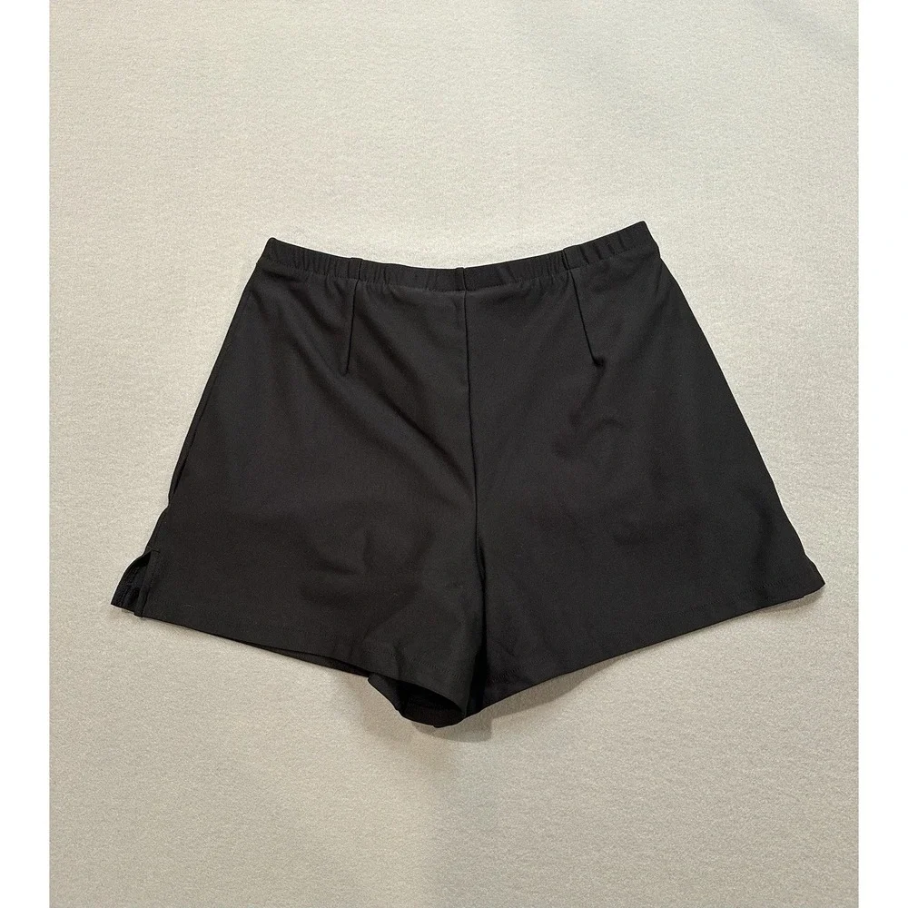 Nike Fit Dry Women's Black Athletic Running Shorts XS Polyester Stretch